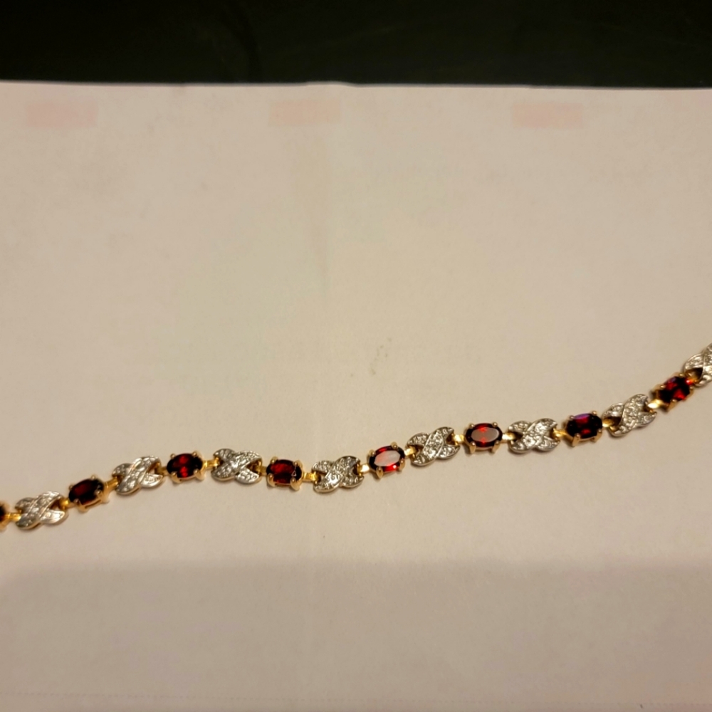 14k gold plated bracelet